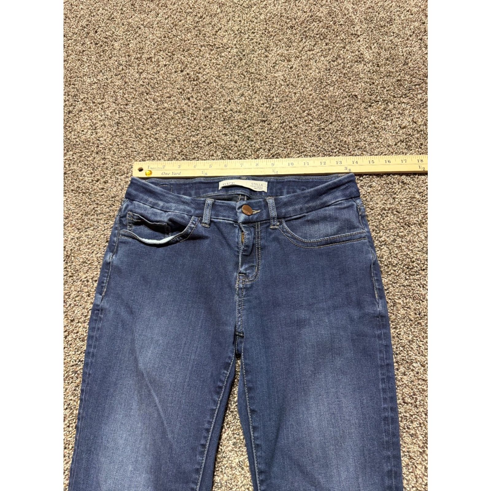 Vintage VINTAGE Buckle BKE Buckle Stella Women's Jeans Size 28Blue Denim Low Rise Ankle Skinny Slim, 5-Pocket, Stretch, Regular, Blue, Women, Jeans Size 28" / US 6 / IT 42 - 5 Thumbnail