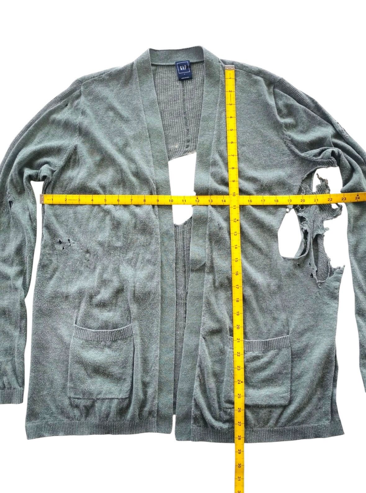 Gap Gap Cardigan Heavily Grunge Distressed Size US L / EU 52-54 / 3 - 10 Thumbnail