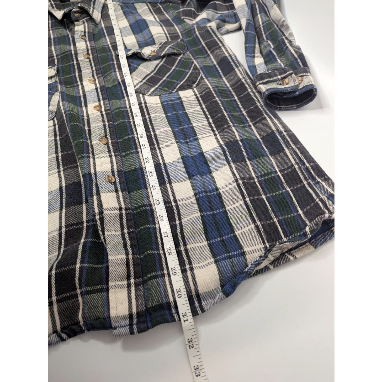 Vintage VINTAGE Field and Stream Shirt Men’s L Tall Plaid Flannel Blue Cotton Button-Up Size US L / EU 52-54 / 3 - 5 Thumbnail