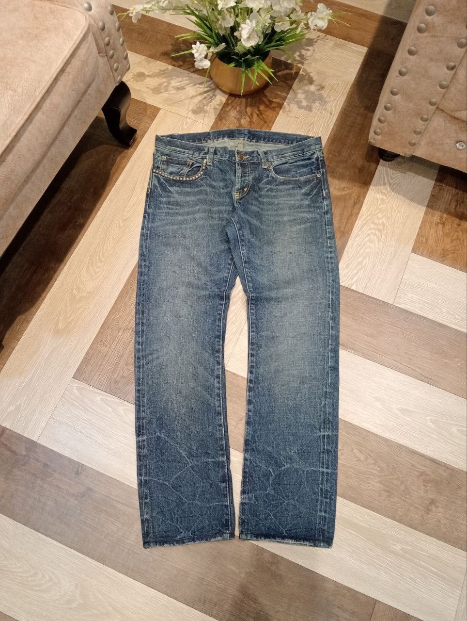 Hysteric Glamour VINTAGE HYSTERIC GLAMOUR DENIM SELVEDGE PANTS Size US 32 / EU 48 - 1 Thumbnail