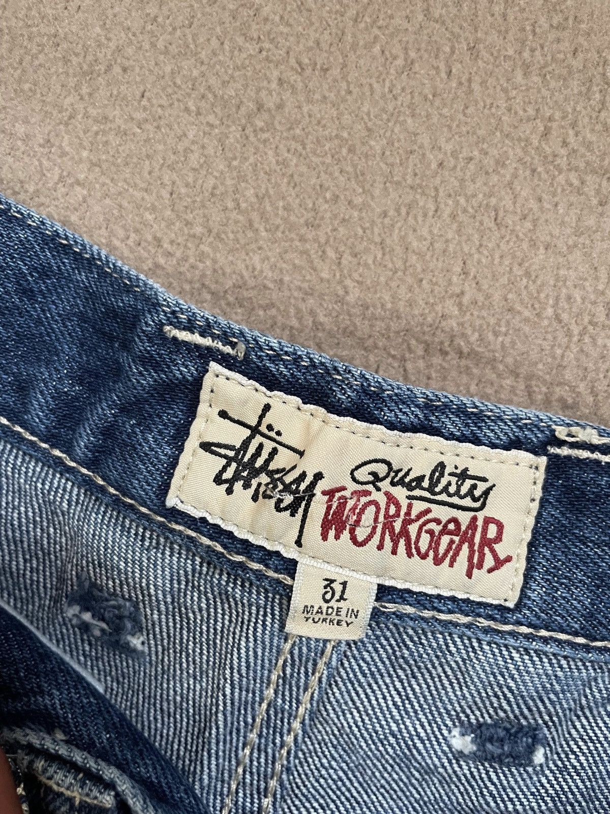 Stussy Stüssy Work Pant Denim Size US 31 - 4 Thumbnail