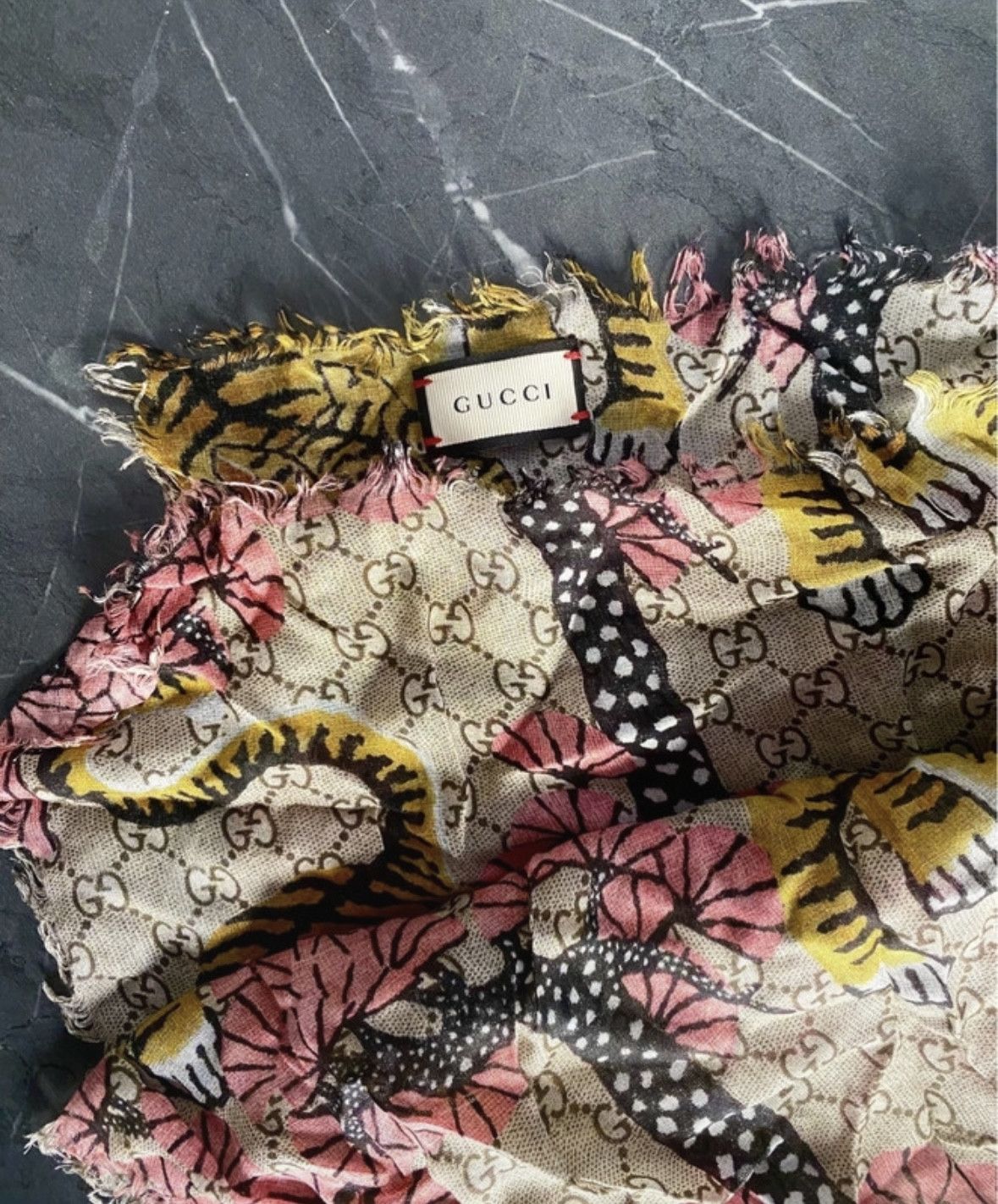 Gucci Gucci Silk Scarf Size ONE SIZE - 7 Thumbnail