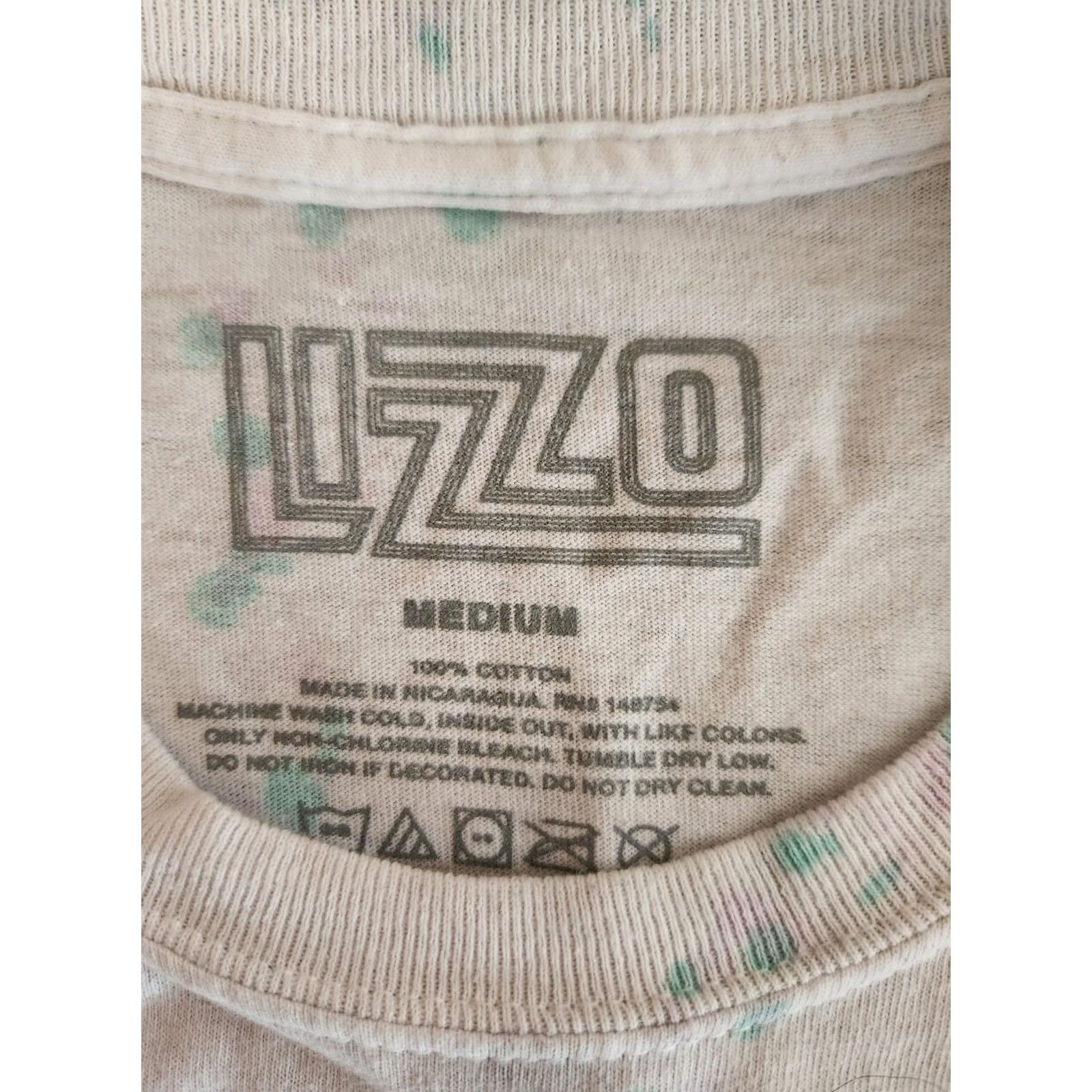 Rizzoli Lizzo Shirt Unisex Sz M Tie Dye Ur Special Puff Graphic Tee Official Merch Flaw Size M / US 6-8 / IT 42-44 - 3 Thumbnail