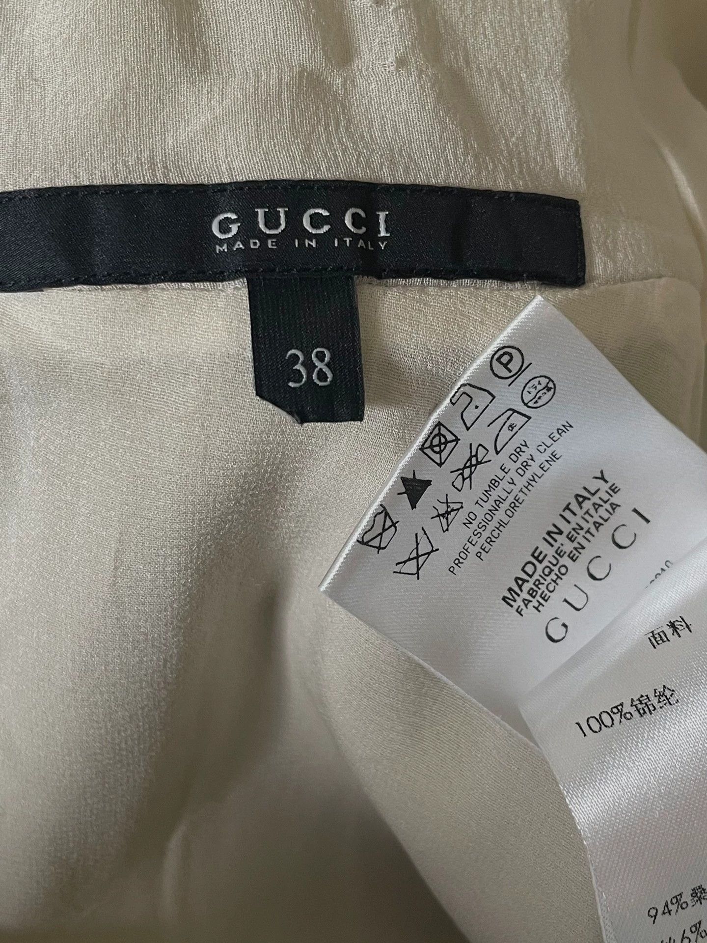Gucci GUCCI S/S11 Frida Giannini Beige Cutout Dress Women's Size XS / US 0-2 / IT 36-38 - 7 Thumbnail