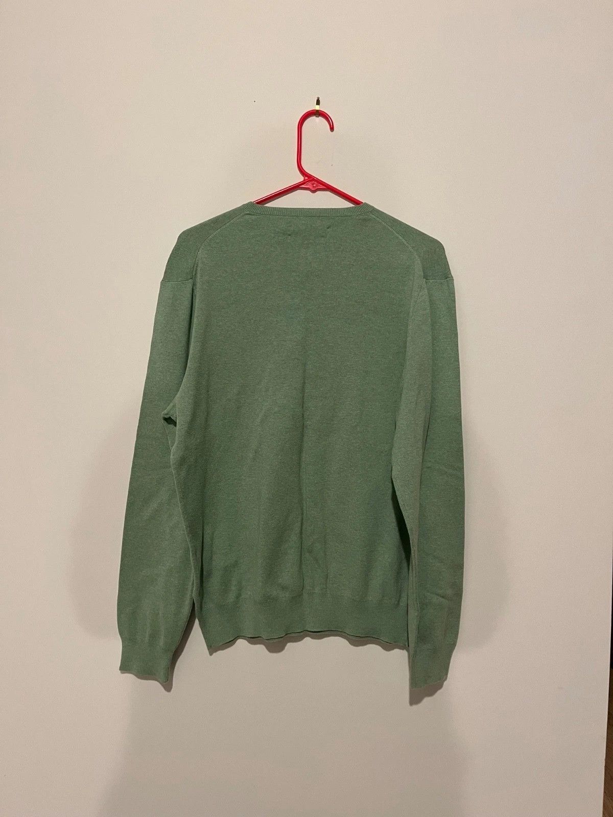 Polo Ralph Lauren Polo Ralph Lauren Sweater Men's L Green Pima Cotton V-Neck Size US L / EU 52-54 / 3 - 3 Thumbnail
