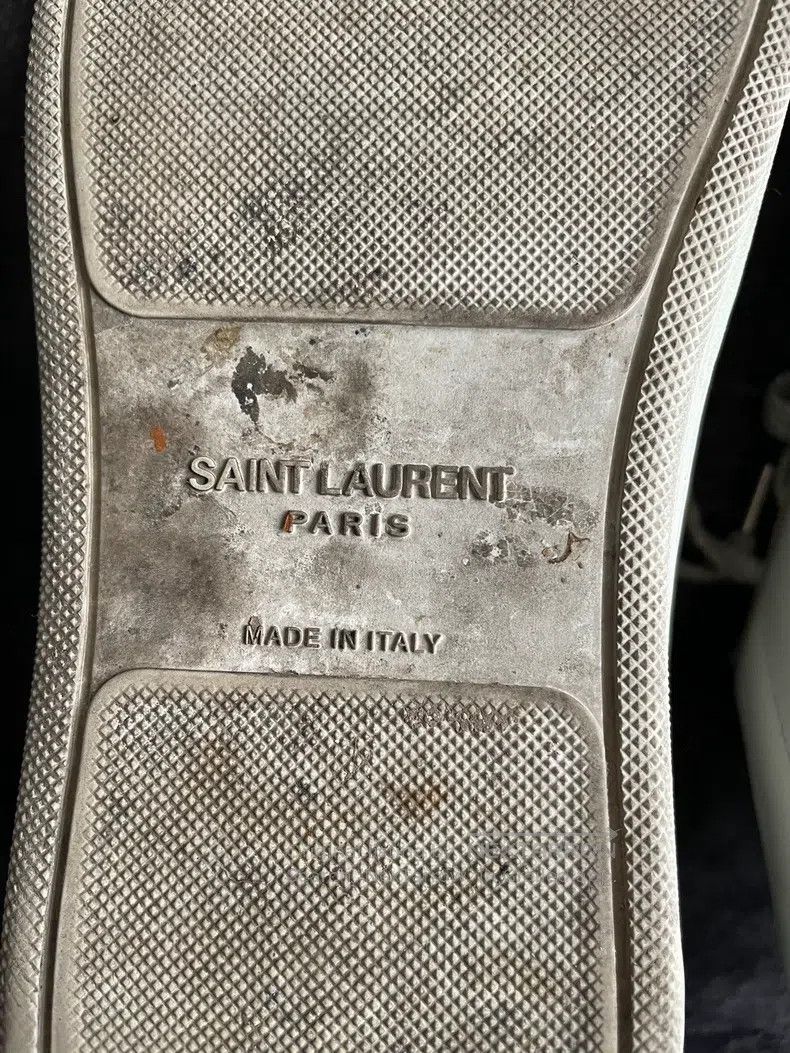 Saint Laurent Paris Saint Laurent Paris Goose and Blood Tooth Sequin Plaid Sne Size US 8 / EU 41 - 8 Thumbnail