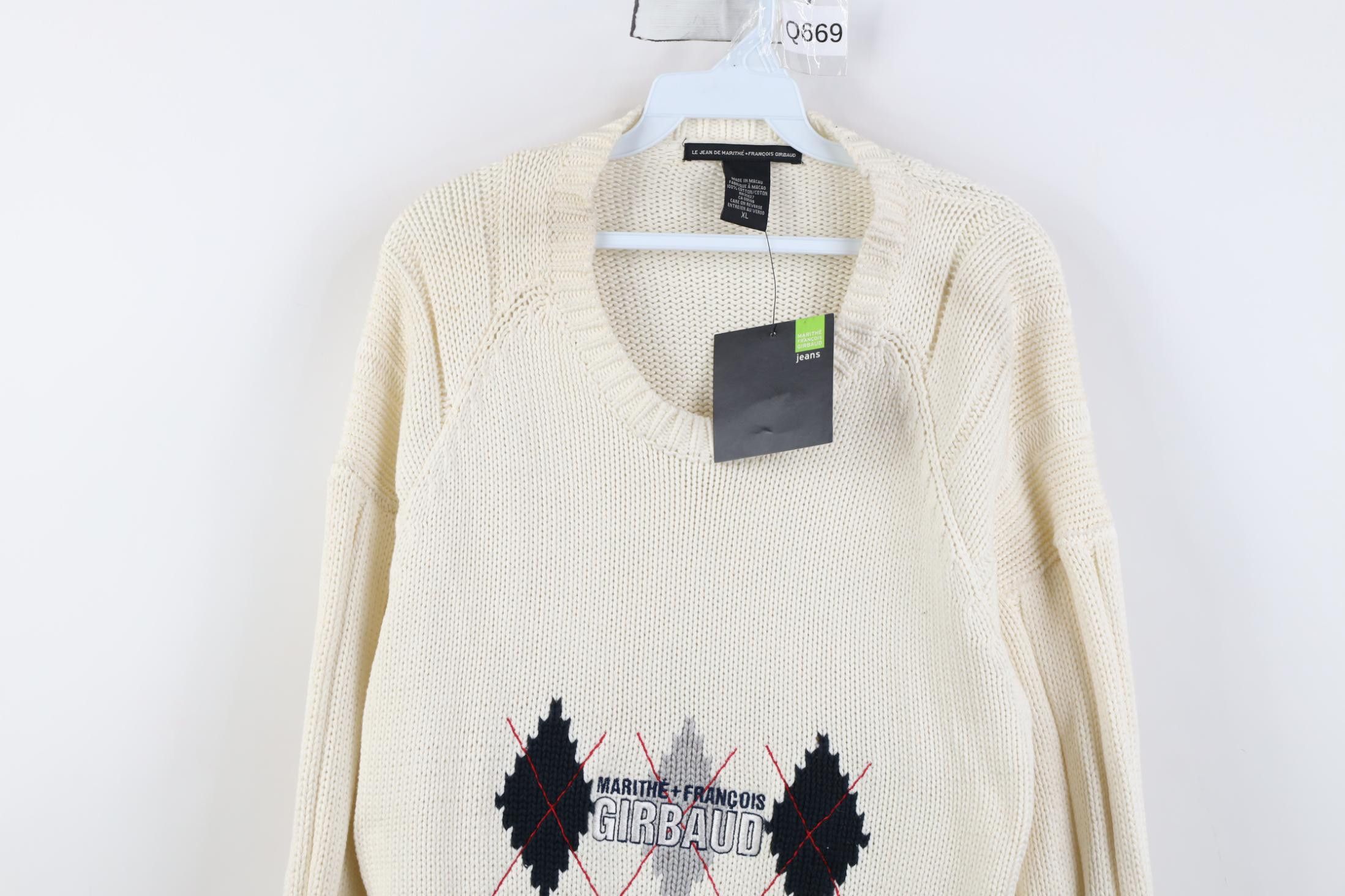Marithe + Francois Girbaud Deadstock Vintage 90s Marithe Francois Girbaud Sweater Size US XL / EU 56 / 4 - 2 Thumbnail