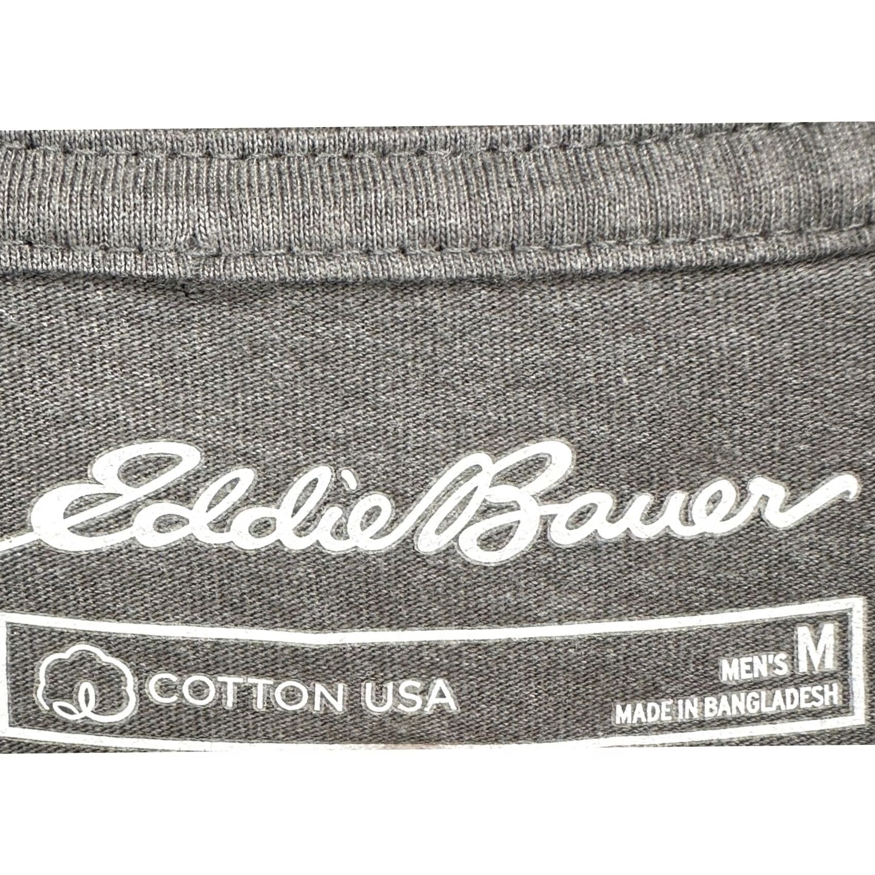 Eddie Bauer Eddie Bauer Outfitters T-Shirt Tee Men Medium Gray Fishing Crewneck Short Sleeve Size US M / EU 48-50 / 2 - 4 Thumbnail