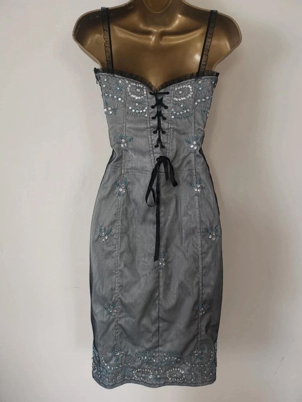 Vintage Vintage knee-length dress Size S / US 4 / IT 40 - 3 Thumbnail