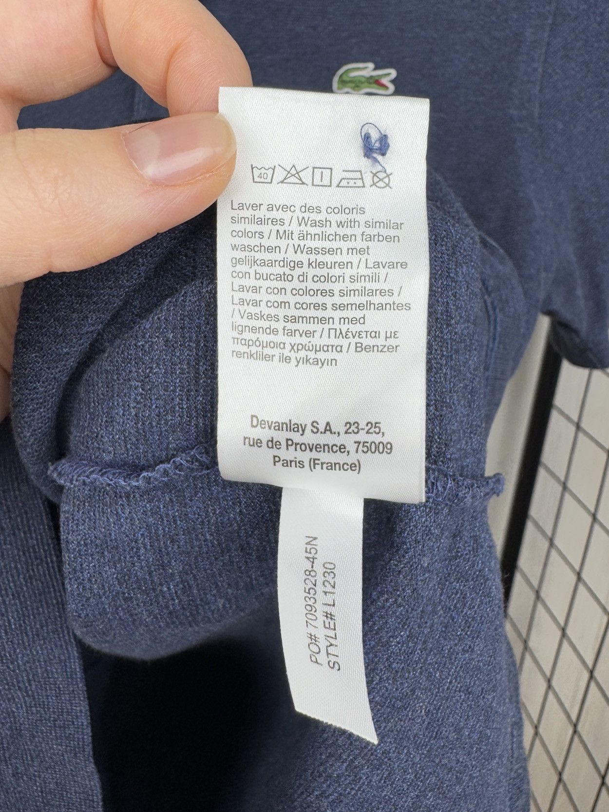 Lacoste Lacoste Sport blue basic polo shirt size S Size US S / EU 44-46 / 1 - 11 Thumbnail