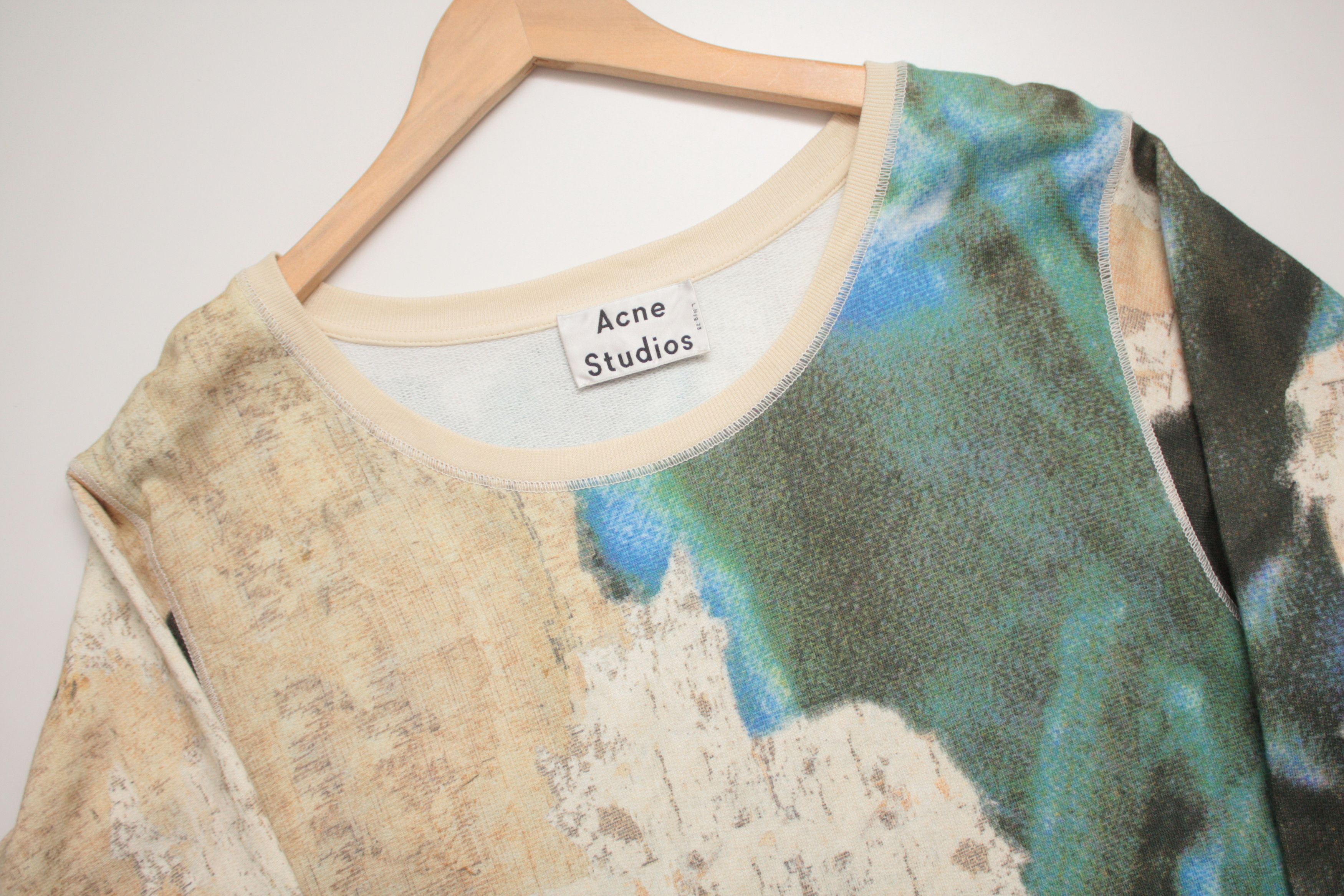 Acne Studios Acne Studios Avedon Printed SS14 Sweatshirt Made In Portugal Size M / US 6-8 / IT 42-44 - 3 Thumbnail