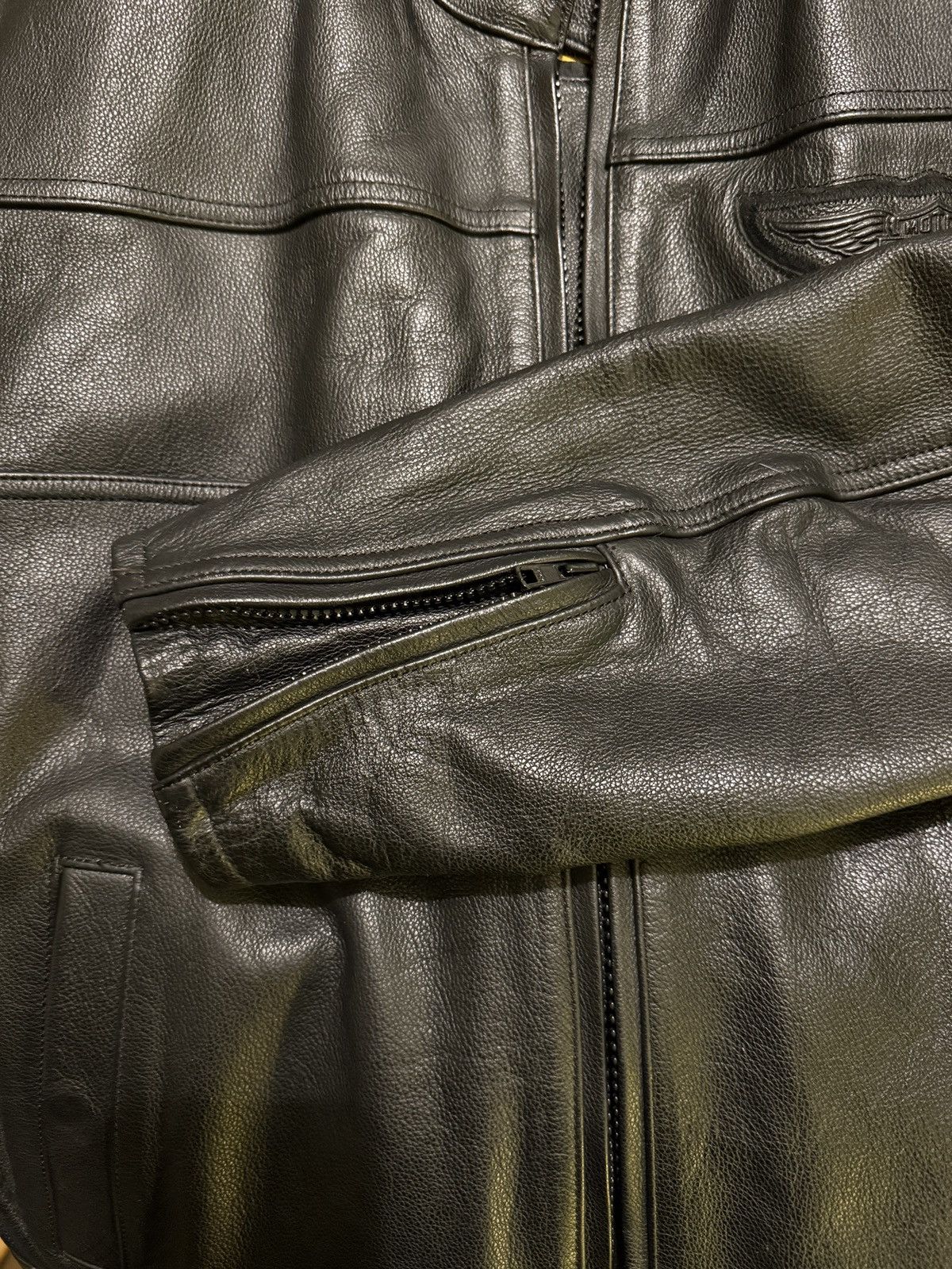 Harley Davidson Harley Davidson Men’s Leather Riding Jkt XL Removable Liner Size US XL / EU 56 / 4 - 3 Thumbnail