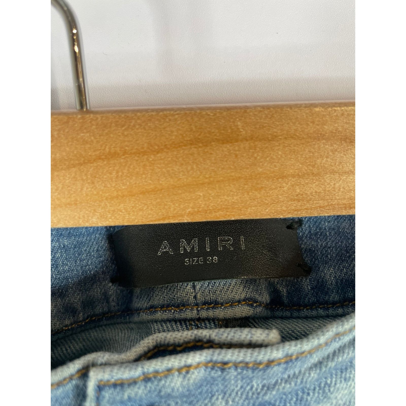 Amiri Amiri Plain Thrasher Light Wash Distressed Used 38 Size US 38 / EU 54 - 3 Thumbnail