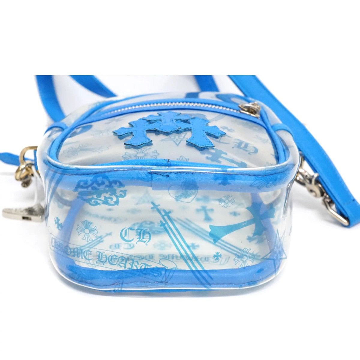 Chrome Hearts Chrome Hearts Taka Mini VINYL BAG CROSS PATCH PVC Blue Size ONE SIZE - 4 Thumbnail