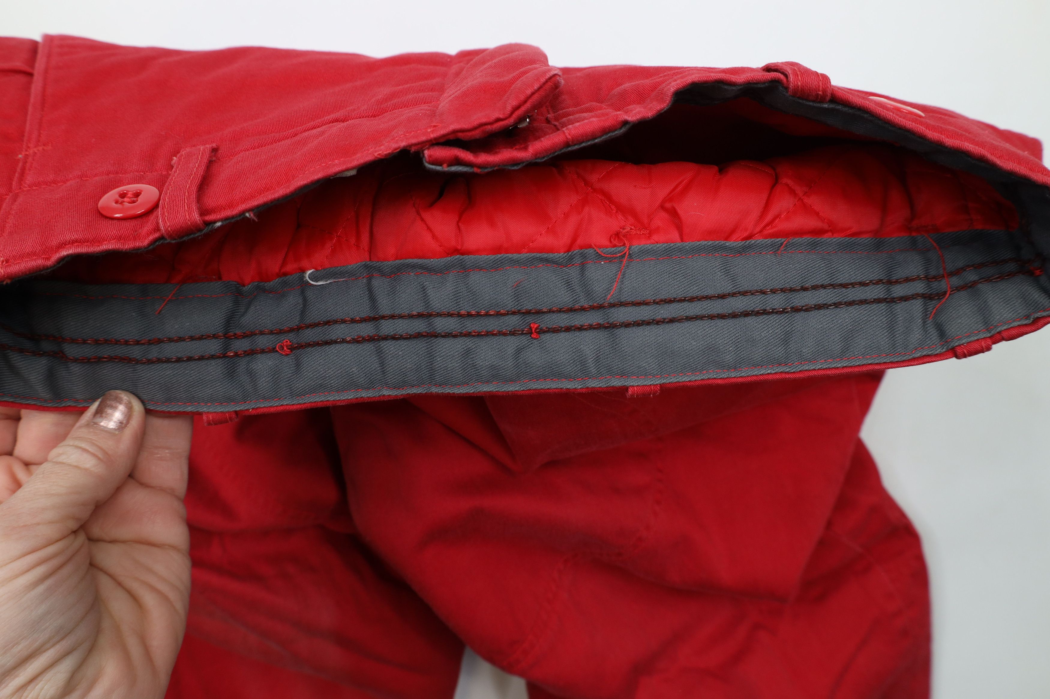 Vintage Vintage 50s 60s Heavyweight Quilted Joggers Pants Red USA Size US 28 / EU 44 - 11 Thumbnail