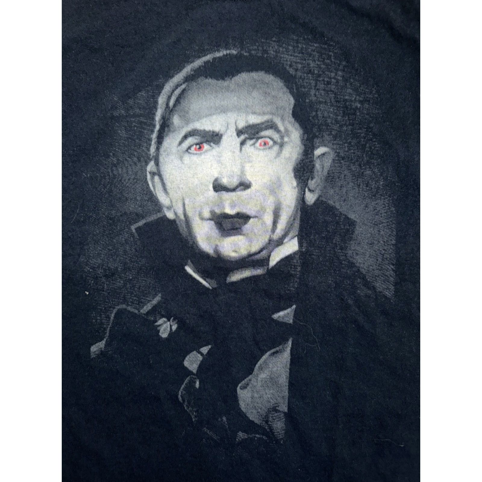 Vintage VINTAGE Dracula Horror Movie T-Shirt Bela Lugosi Graphic Black Tee XL Mens 90s Horror Movie Vampire Graphic Print Tee Size US XL / EU 56 / 4 - 2 Thumbnail