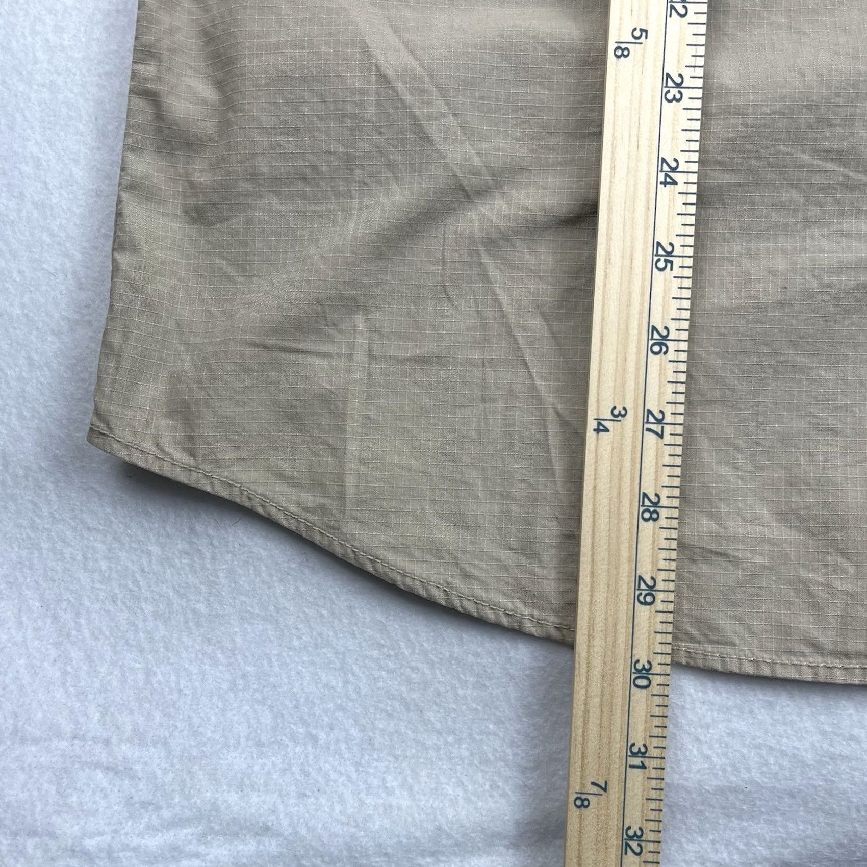 Eddie Bauer Eddie Bauer Shirt Mens Beige Cotton Short Sleeve Button-Up Double Pocket L Regular Size US L / EU 52-54 / 3 - 6 Thumbnail
