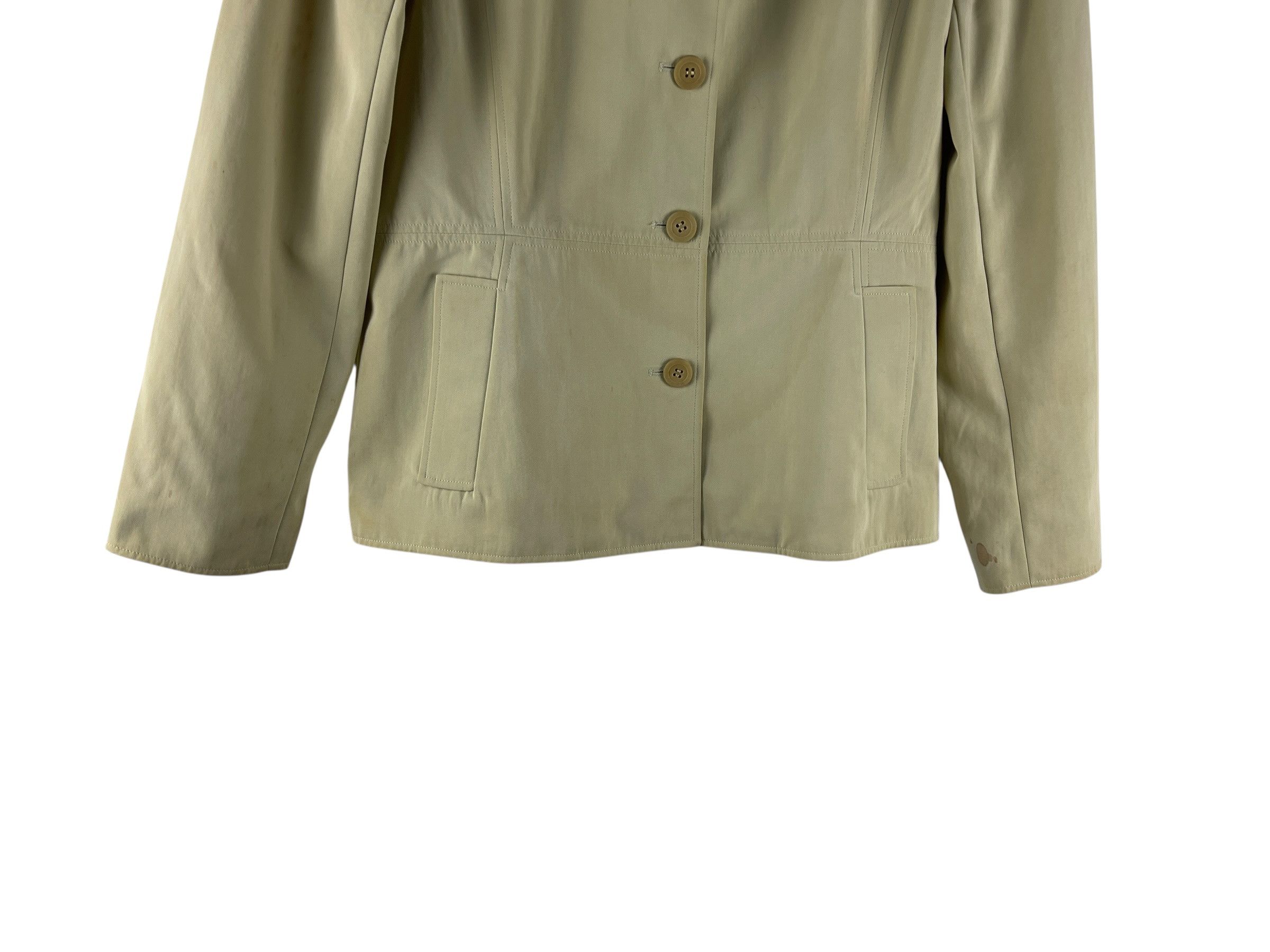 Loewe Vintage LOEWE Tailored Blazer Jacket Cotton Silk Lined Size S / US 4 / IT 40 - 10 Thumbnail