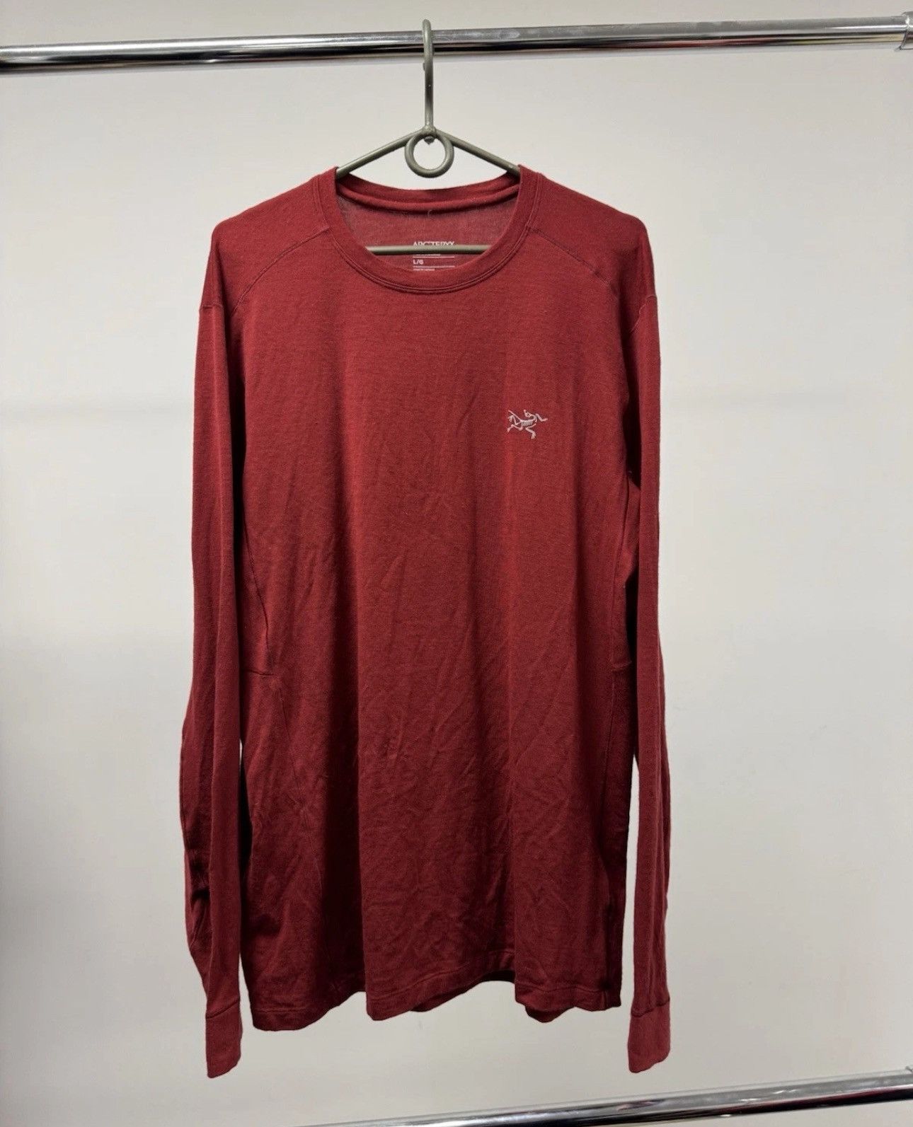 Arc'teryx Arcteryx Rho Merino Wool Crew Neck Long Sleeve Mens L Size Size US L / EU 52-54 / 3 - 1 Thumbnail