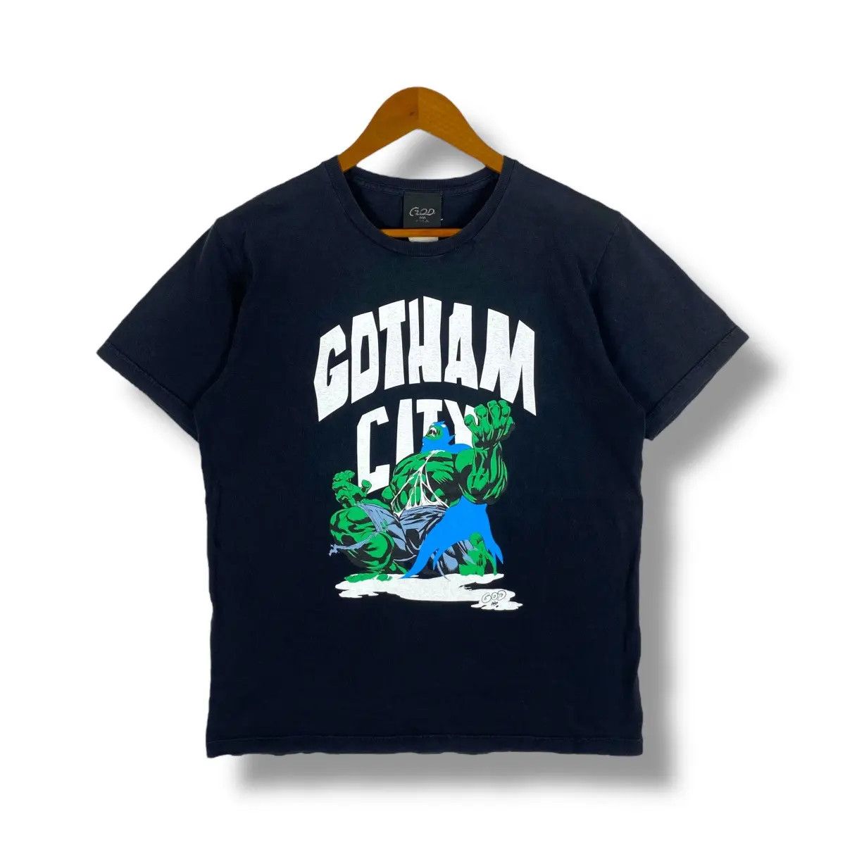 Japanese Brand Japanese Brand G.O.D. Gotham City Batman Graphic Tee Shirt Size US M / EU 48-50 / 2 - 1 Thumbnail