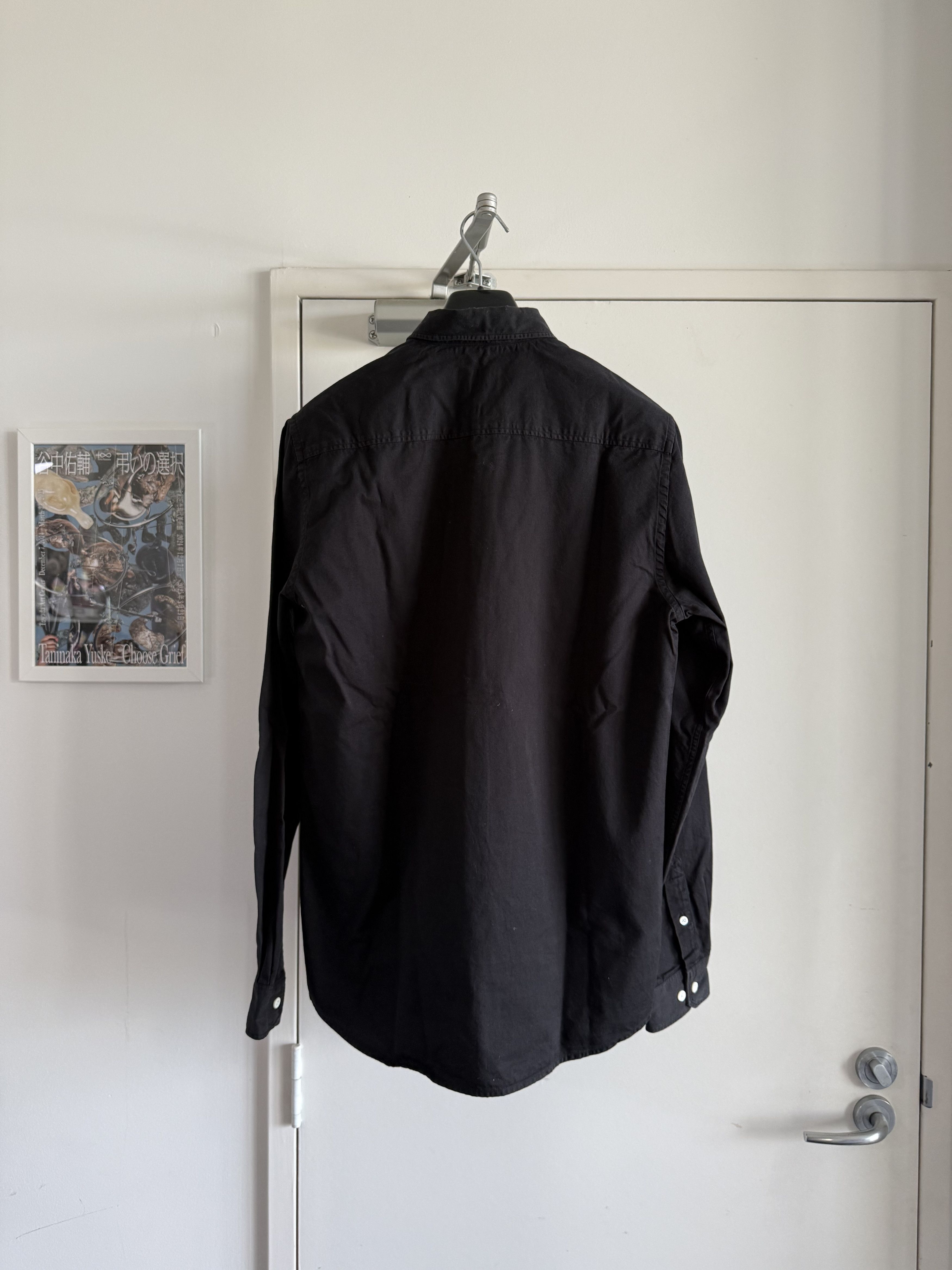 Norse Projects Black Anton Twill LS Button Up Shirt Size US M / EU 48-50 / 2 - 2 Thumbnail