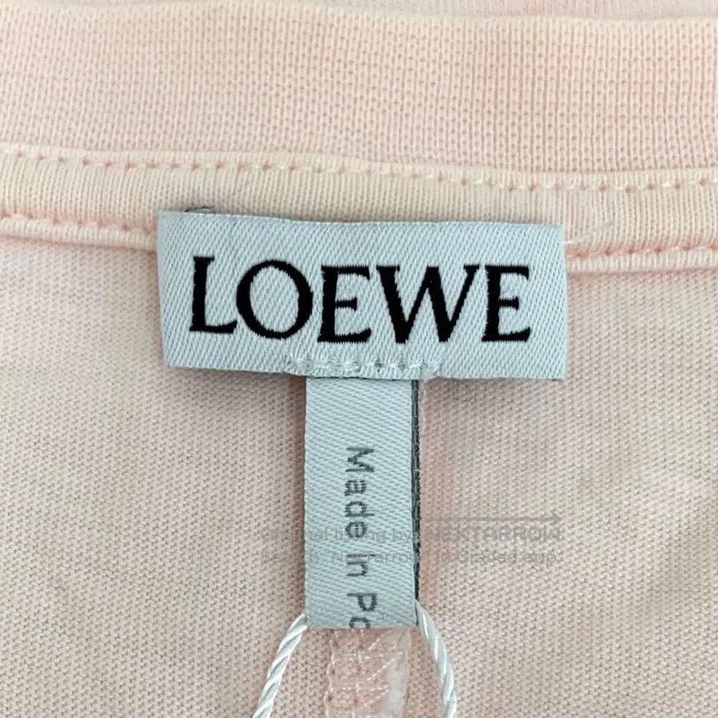Loewe Loewe Light Pink Logo Embroidered Cotton Crewneck T-Shirt Size M / US 6-8 / IT 42-44 - 6 Thumbnail