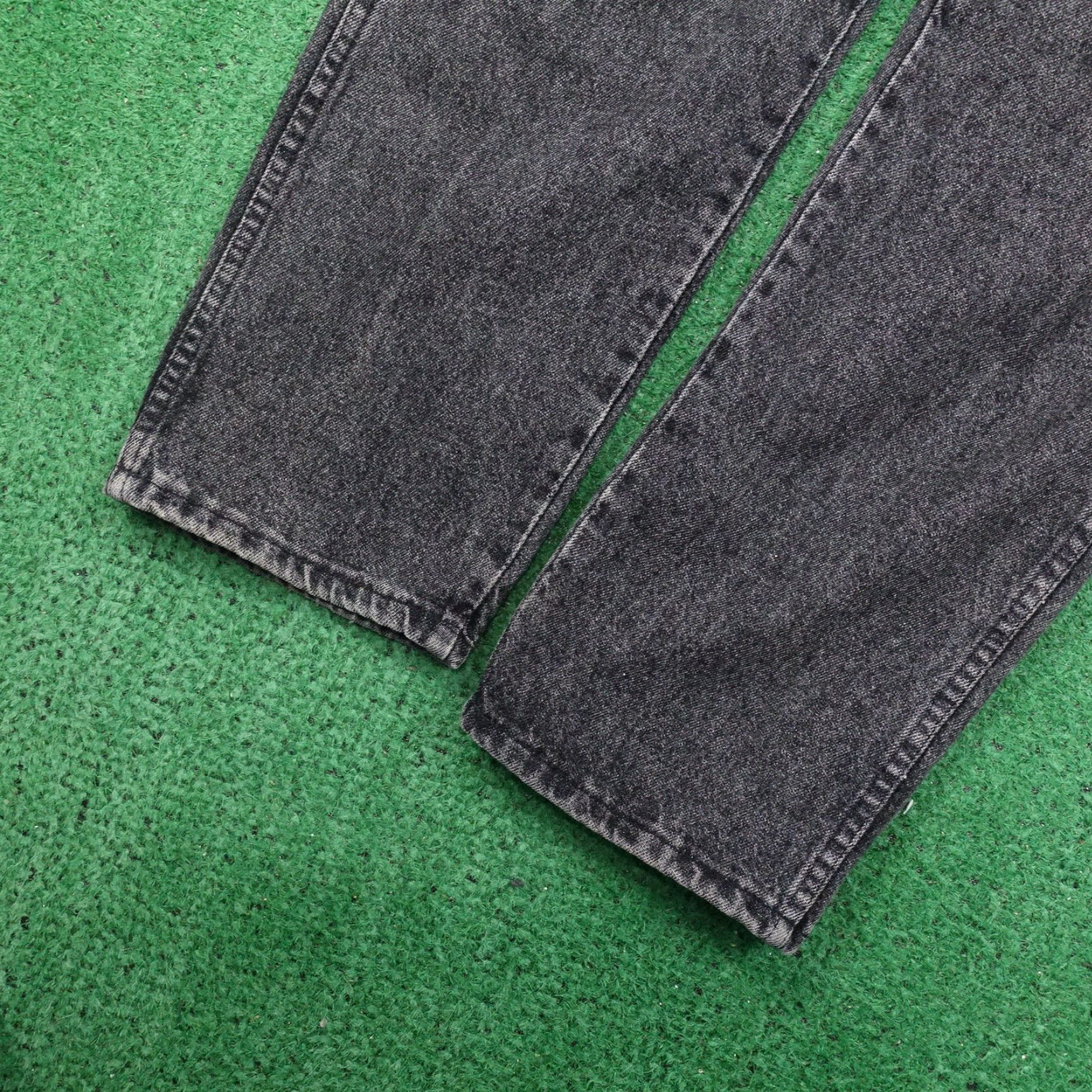 Wrangler VINTAGE WRANGLER CHARCOAL WASH DENIM JEANS MENS 38X34 USA MADE Size US 38 / EU 54 - 3 Thumbnail