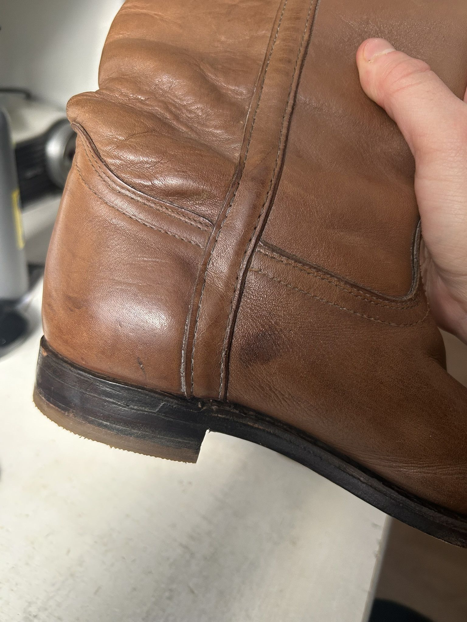 Frye Women's Frye leather riding boots, size 7 Size US 7 / IT 37 - 4 Thumbnail