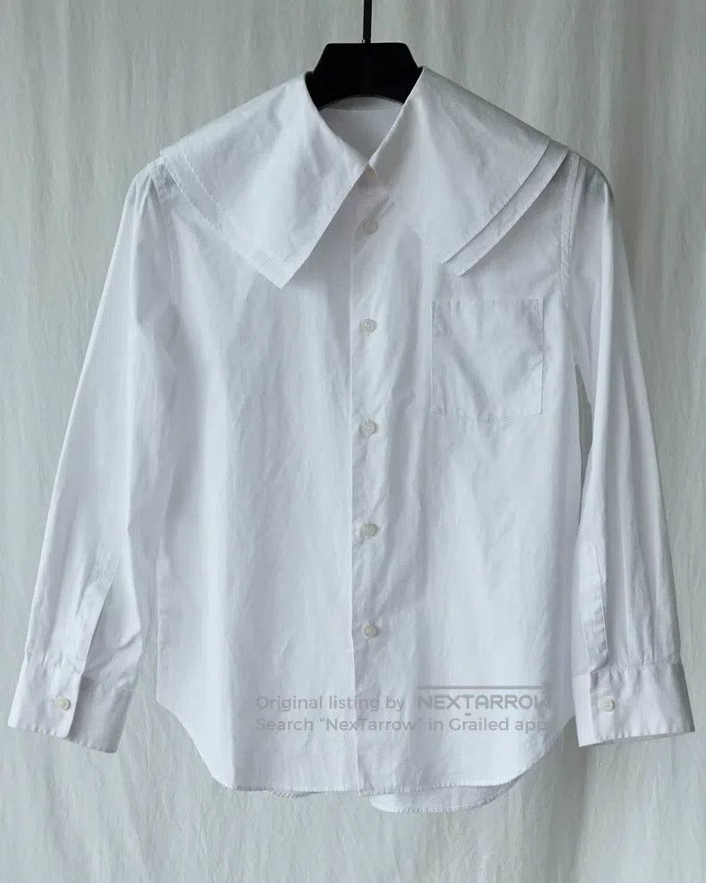 Comme des Garcons Comme Des Garcons Nun Collar White Shirt Size S / US 4 / IT 40 - 5 Thumbnail