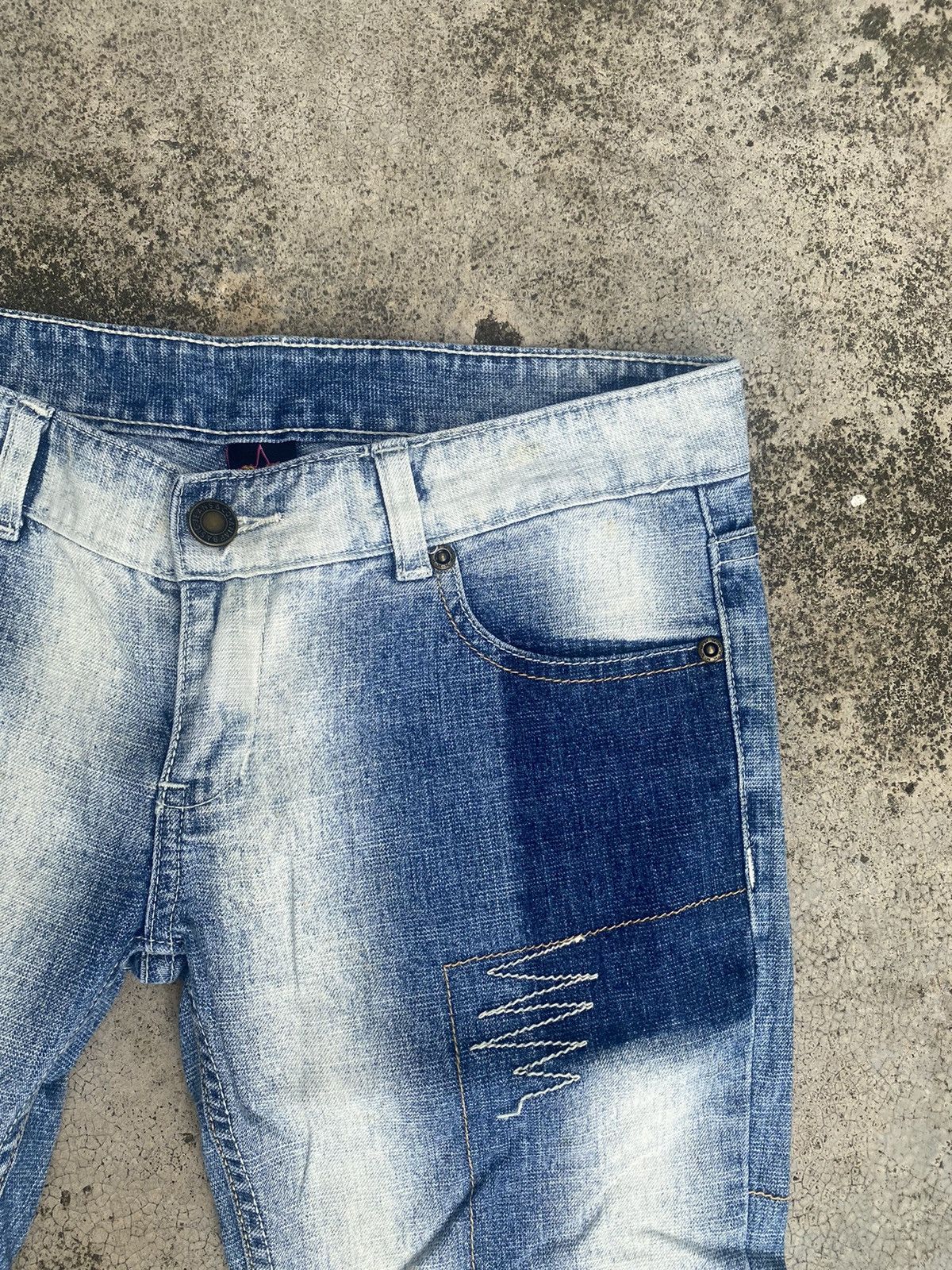 If Six Was Nine × Japanese Brand Flare Jeans Ruble Patchwork Bootcut Size US 29 - 9 Thumbnail