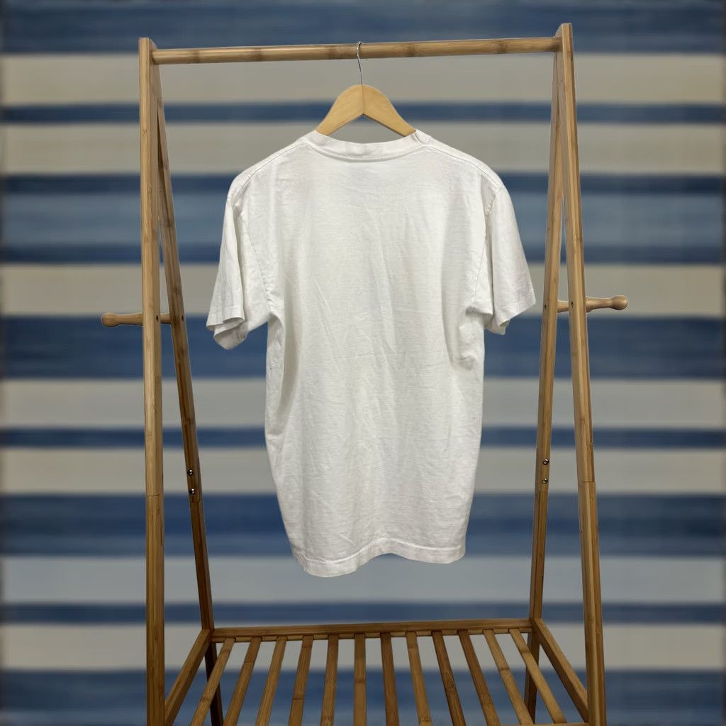 Vintage VTG Coffee Carafe Drip Worship Drug Beans Addicts Cult Morning Art T-Shirt L Mens White Cotton Size US L / EU 52-54 / 3 - 1 Thumbnail