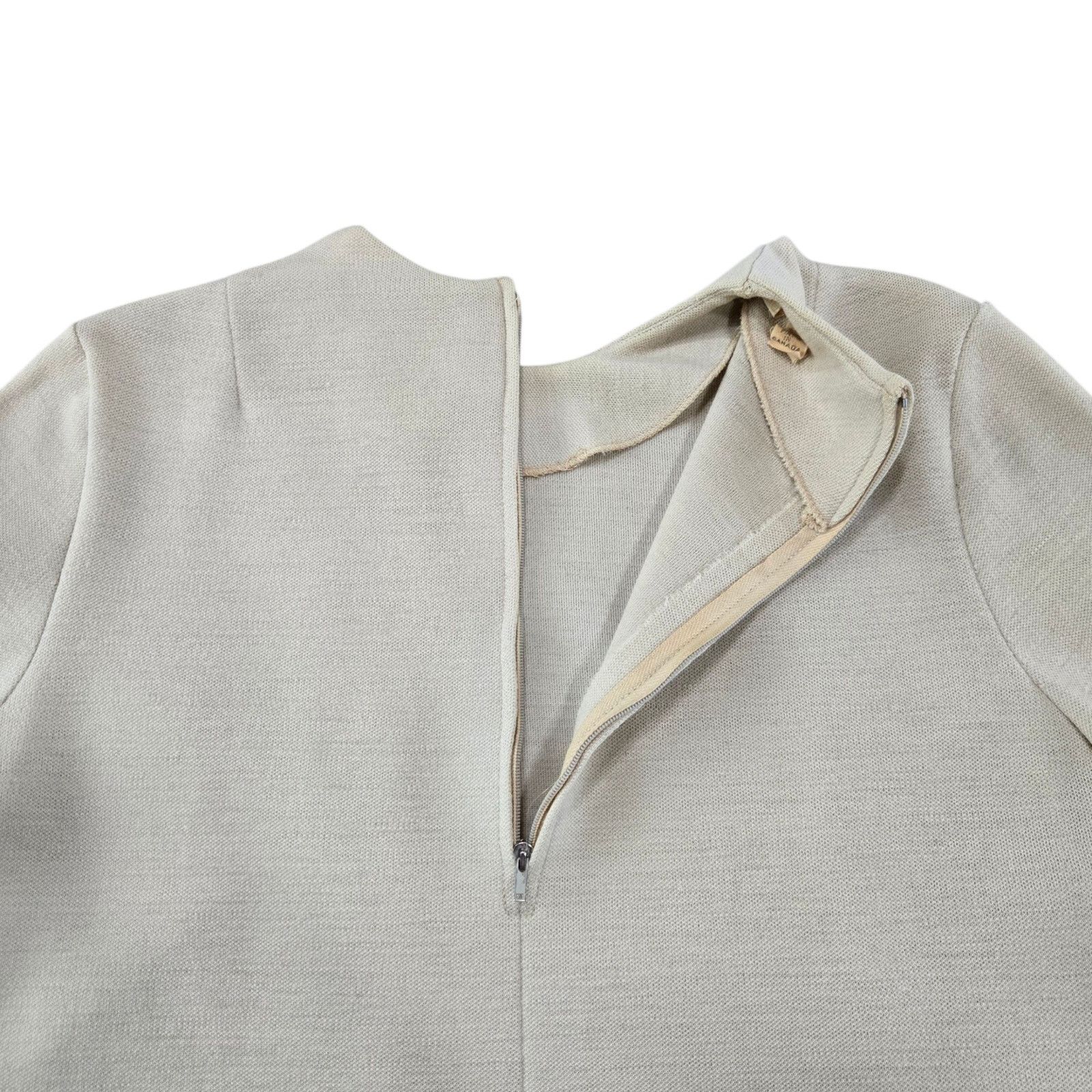 Vintage Vintage Knit Top Ivory Mod Minimalist Blouse Size Small Size S / US 4 / IT 40 - 9 Thumbnail
