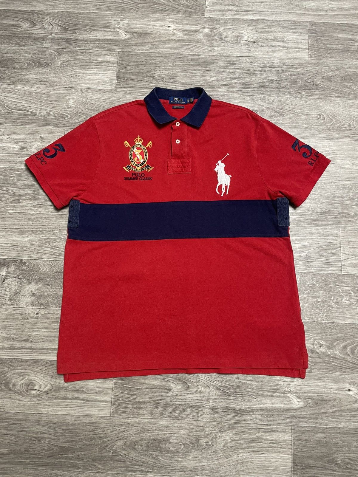 Polo Ralph Lauren Polo Ralph Lauren Summer Classic Big Ponny Logo Polo Shirt Size US XL / EU 56 / 4 - 1 Thumbnail