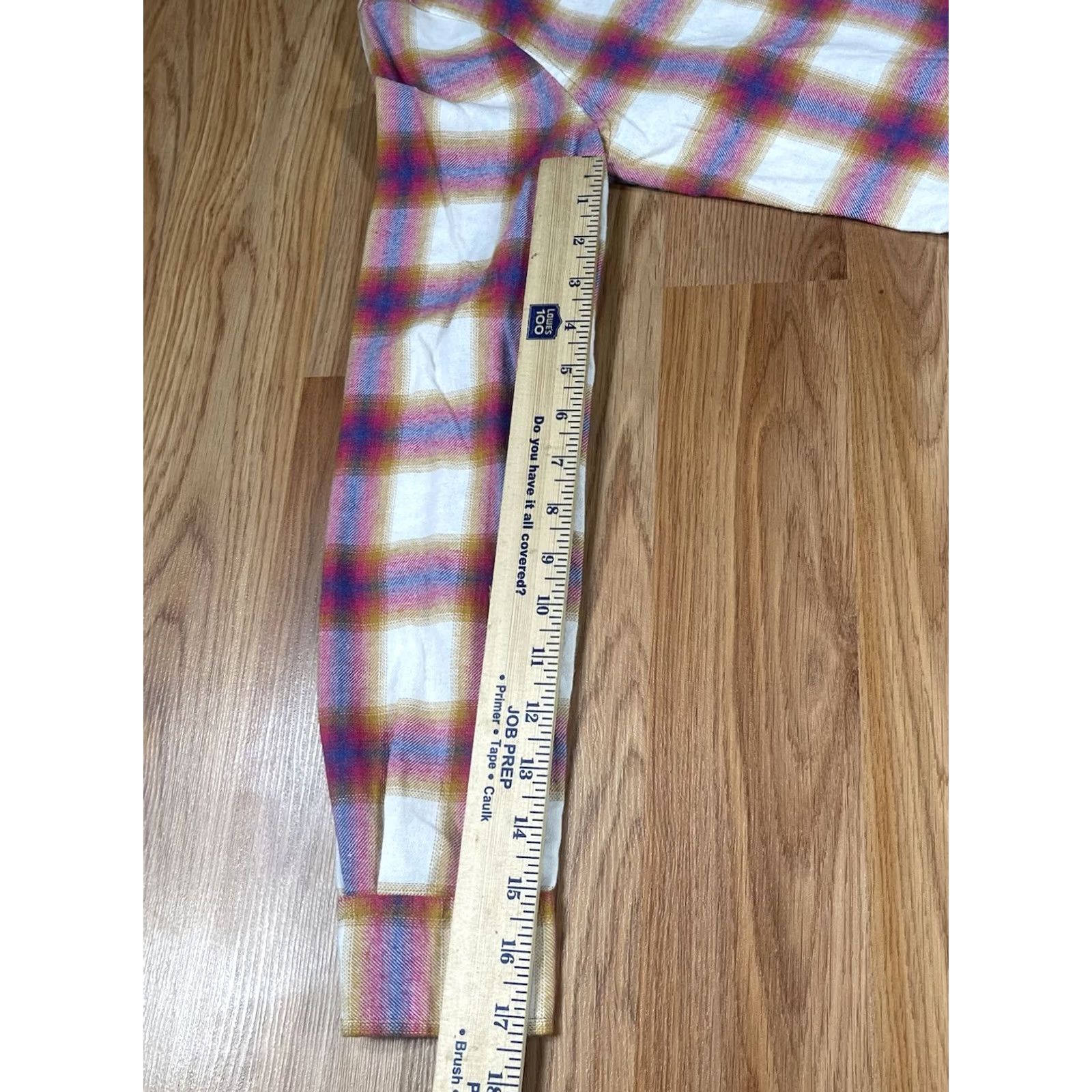 Vintage Aéropostale Shirt Womens XS Plaid Flannel Button-Up Long Sleeve Boyfriend Fit Size XS / US 0-2 / IT 36-38 - 7 Thumbnail