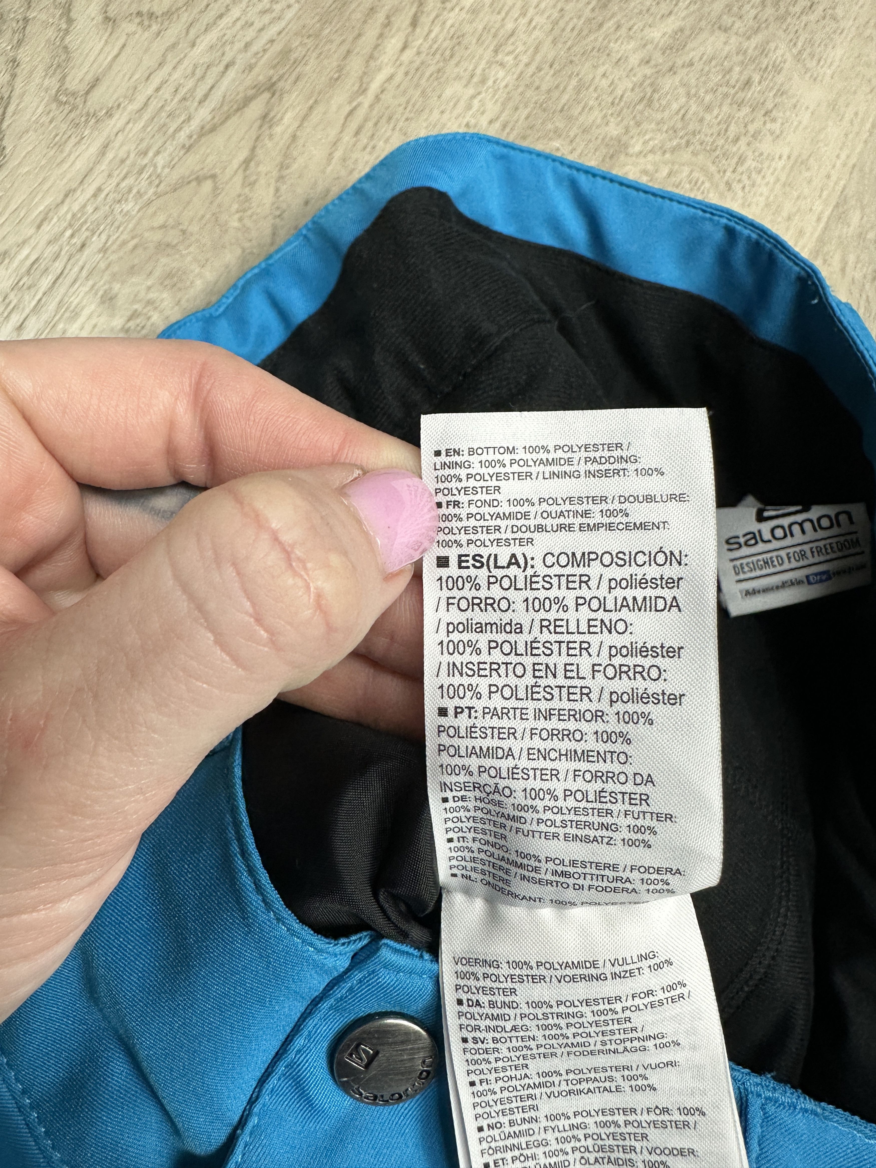 Salomon Salomon Mens Ski Snowboard Pants Size US 30 / EU 46 - 7 Thumbnail