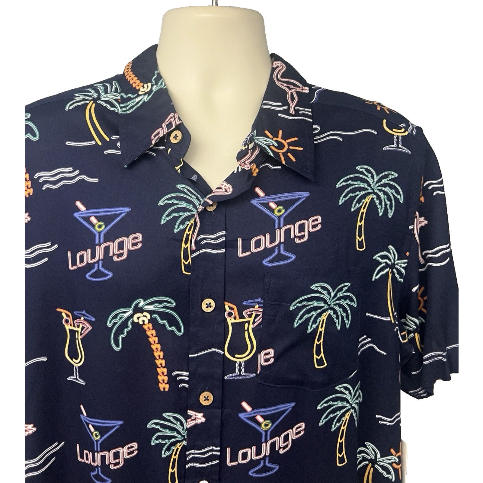 Other Joe Marlin Blue All Over Print Button Shirt Medium Pocket Size US M / EU 48-50 / 2 - 4 Thumbnail