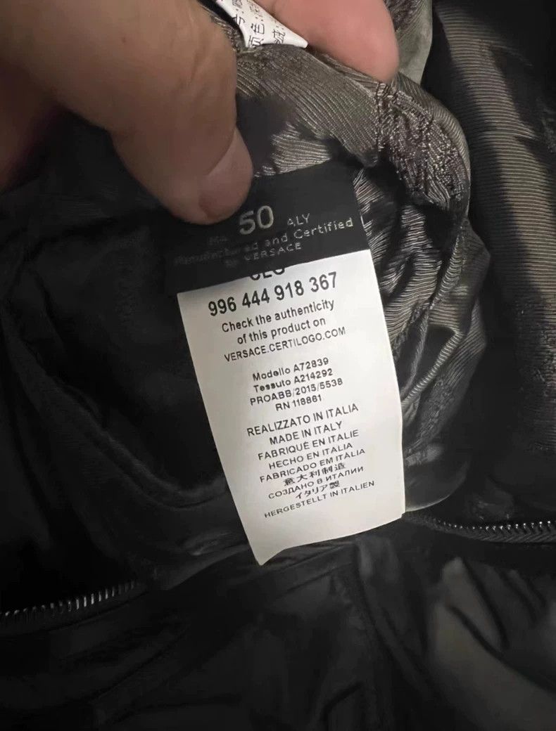 Versace Versace Genuine leather patchwork coat Size US M / EU 48-50 / 2 - 9 Thumbnail