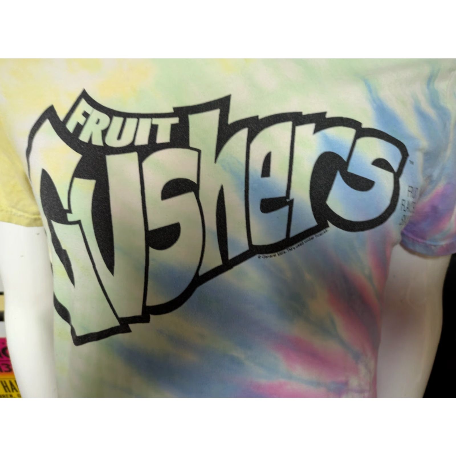 Old Navy VINTAGE Fruit Gushers Tie Dye T Shirt Medium Old Navy Fruit Snacks Size US M / EU 48-50 / 2 - 2 Thumbnail