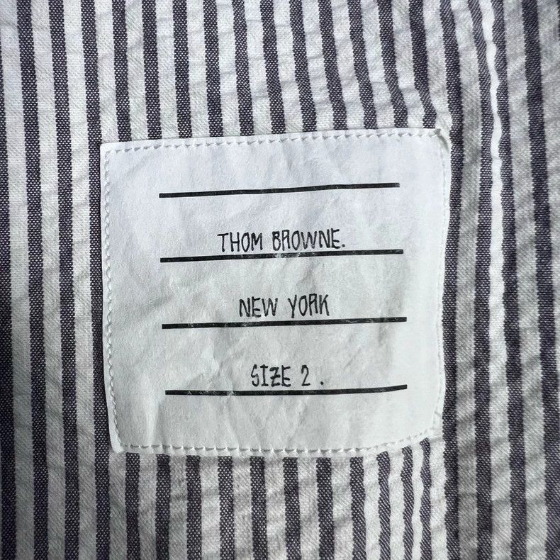 Thom Browne Thom Browne Pure cotton shirt Size US M / EU 48-50 / 2 - 3 Thumbnail