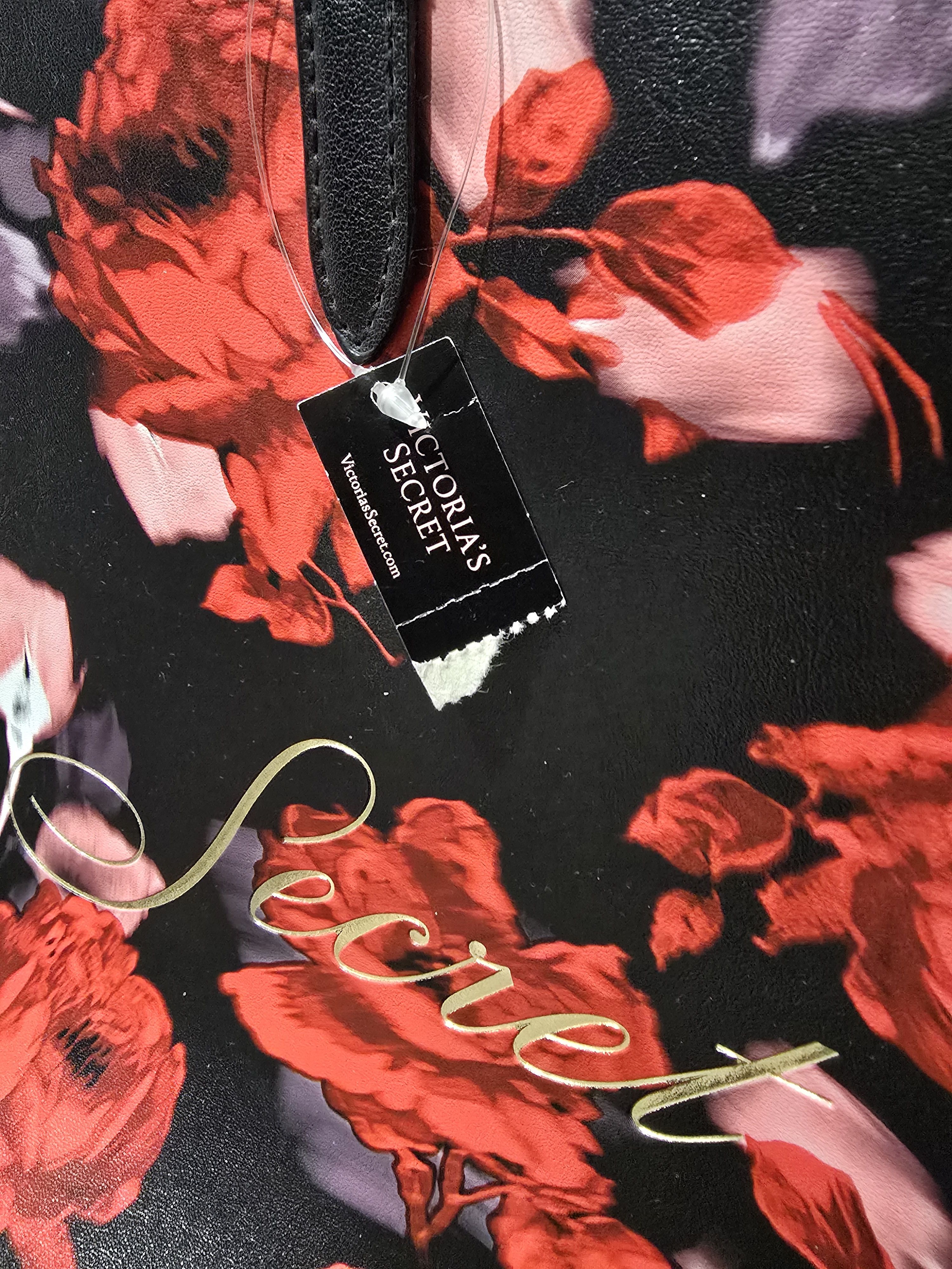 Victoria's Secret Victoria’s Secret Floral Tote Bag Purse Satchel Handbag Size ONE SIZE - 4 Thumbnail