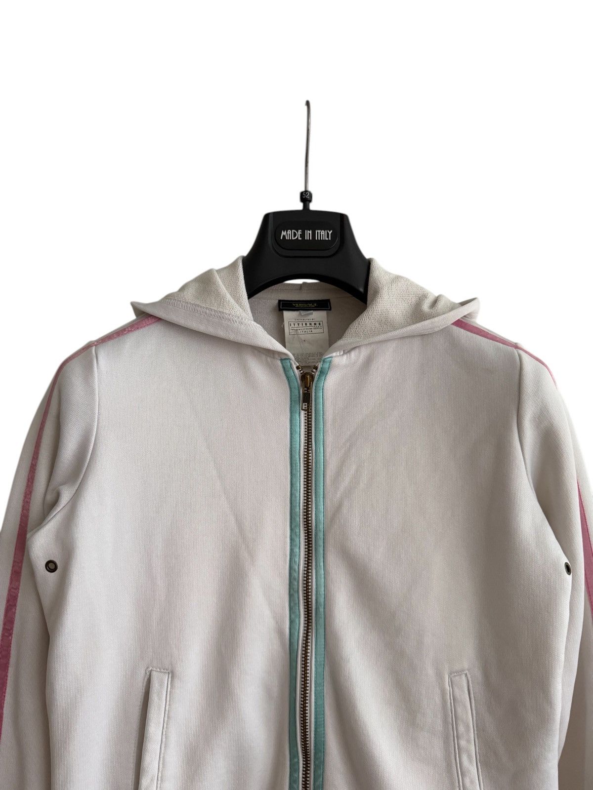 Versace Jeans Couture Vintage Versace Gotic Logo Embroidery Hoodie Size S / US 4 / IT 40 - 6 Thumbnail