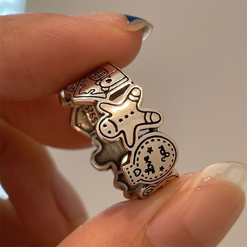 Jewelry Smile New Design Jewelry Rings Open Chrome Ring (Size 7-13) Size ONE SIZE - 1 Thumbnail