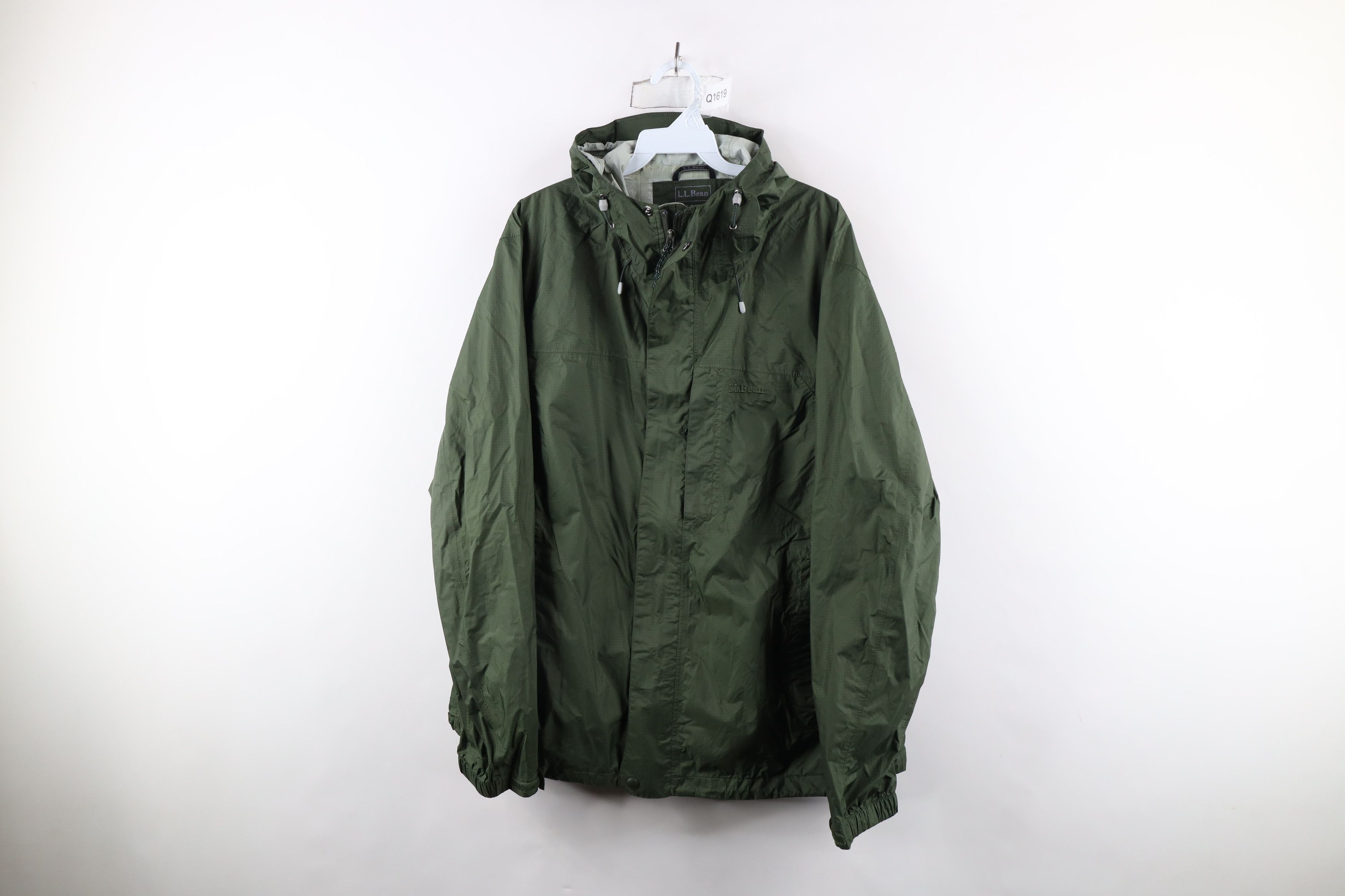L.L. Bean × Vintage Vintage LL Bean Ripstop Waterproof Hooded Rain 