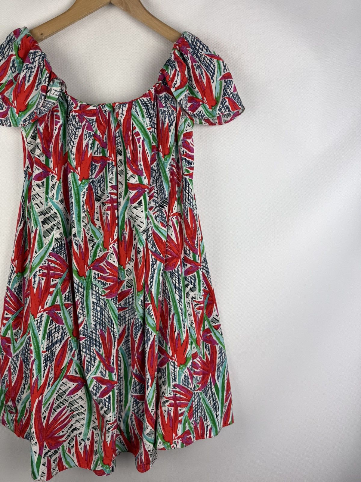 Kenzo Kenzo Ladies Floral Pattern Short Sleeve Silk Tunic Dress Size XS / US 0-2 / IT 36-38 - 3 Thumbnail