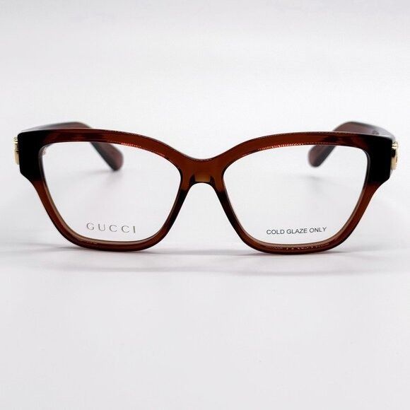 Gucci NEW GUCCI EYEGLASSES GG1597O 003 BROWN WOMEN GUCCI Size ONE SIZE - 5 Thumbnail