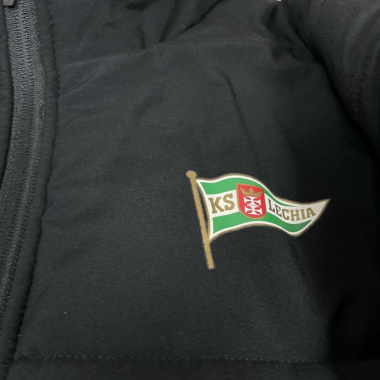 New Balance New Balance Men's Black Full Zip Lech Poznan Puffer Jacket S Size US S / EU 44-46 / 1 - 5 Thumbnail