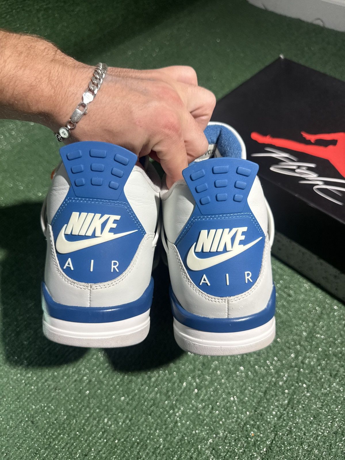 Jordan Brand Jordan 4 military blue size 12 Size US 12 / EU 45 - 3 Thumbnail