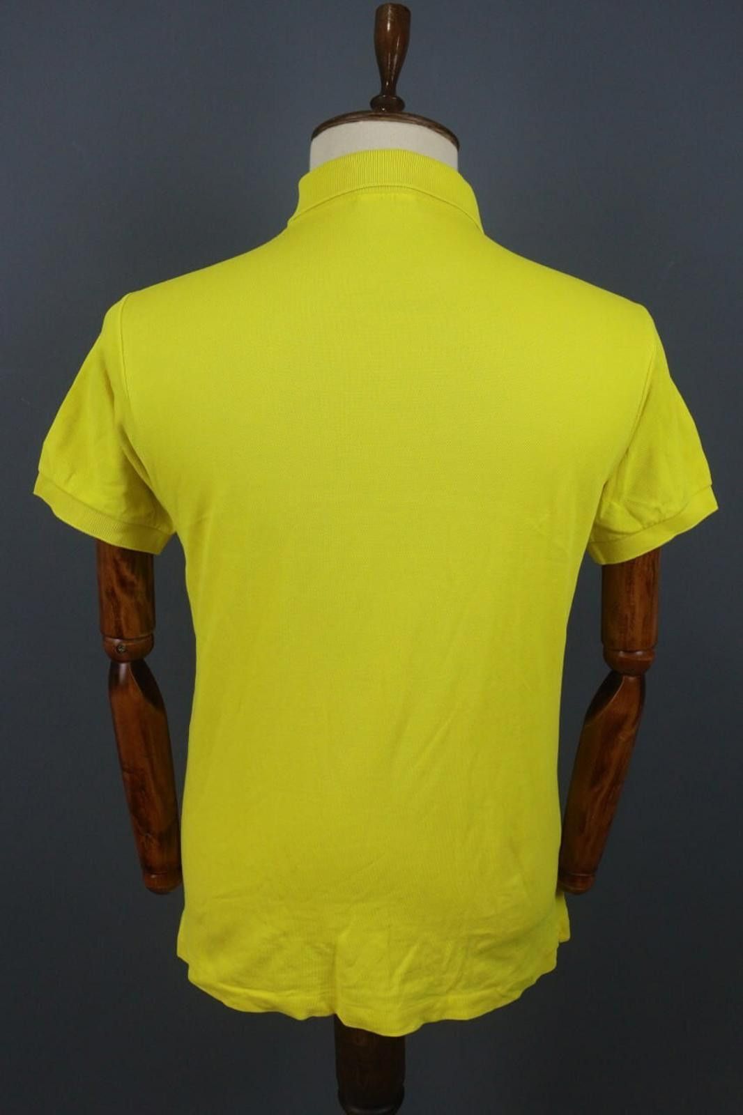 Lacoste Lacoste Yellow Cotton Collared Popover Polo Shirt Size 4 Size US M / EU 48-50 / 2 - 9 Thumbnail