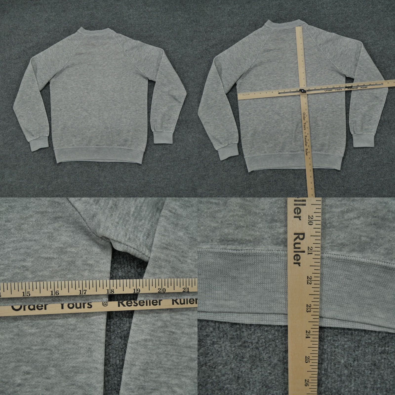 Vintage VINTAGE Bees Sweatshirt Womens Medium Gray Pullover Patch 70s 80s 90s Nature Casual Size M / US 6-8 / IT 42-44 - 8 Thumbnail