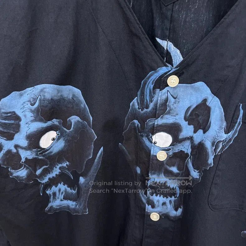 Wacko Maria WACKO MARIA Japanese Demon Graphic Shirt Size US M / EU 48-50 / 2 - 3 Thumbnail